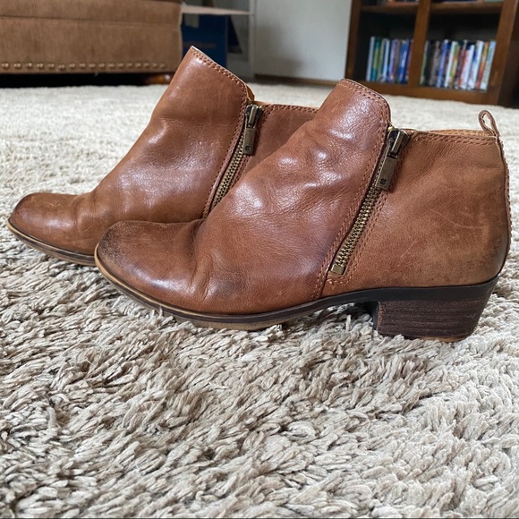Lucky Brand Brown Basel Bootie - Picture 1 of 14